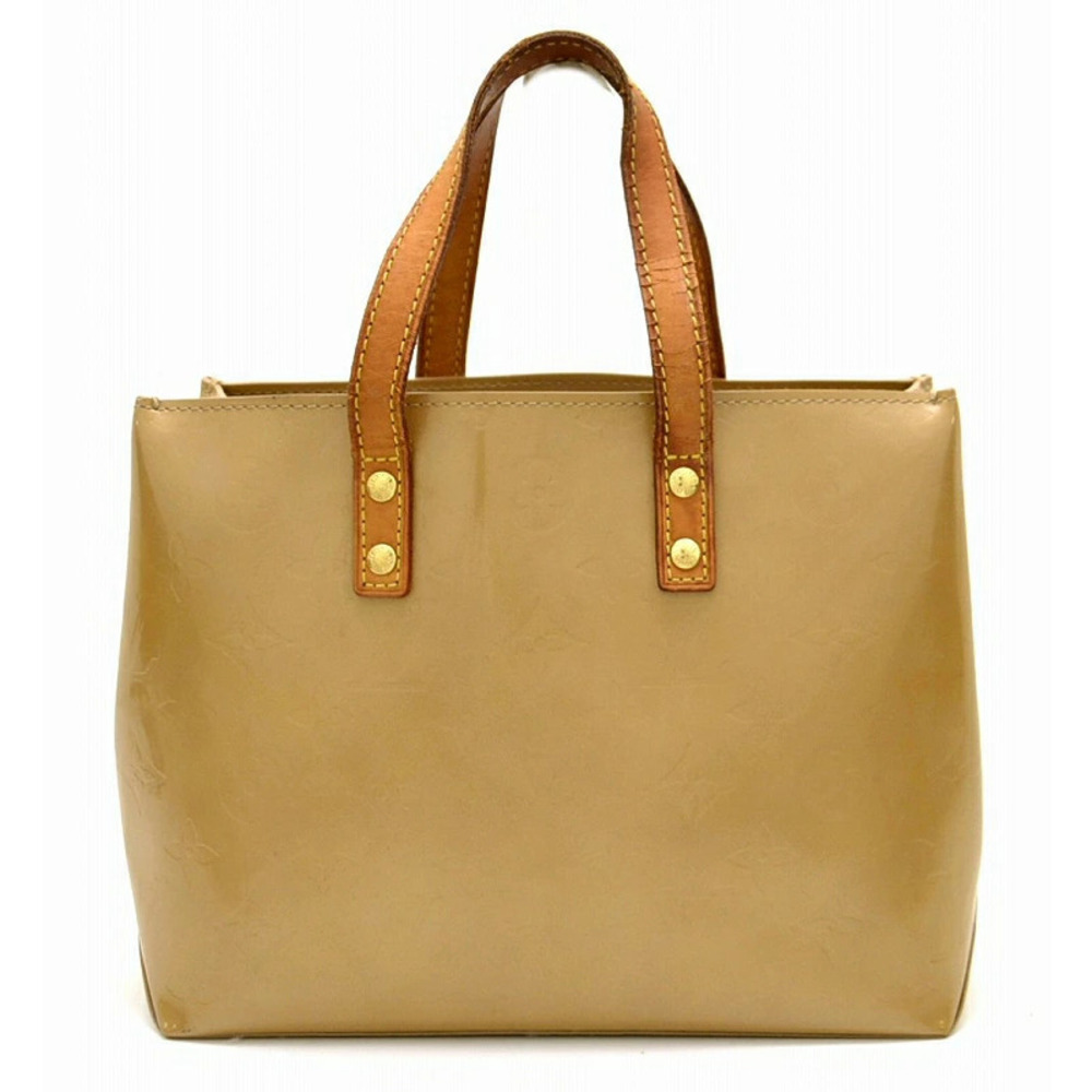 Louis Vuitton Vernis Lead Handbag Tote Bag Noisette Beige